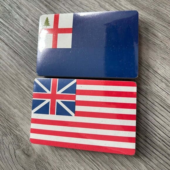 Vintage Bicentennial U.S. Flags Playing Cards Set of Six Decks 1776-1976 - Picture 6 of 11